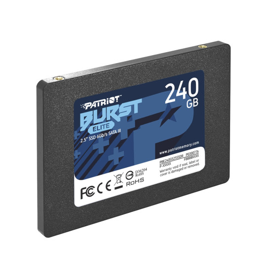 Твердотельный накопитель SSD Patriot Burst Elite 240GB SATA Твердотельный накопитель SSD Patriot Burst Elite 240GB SATA