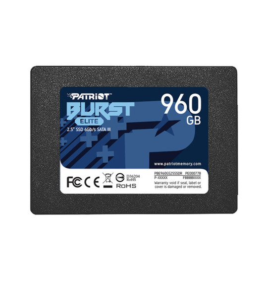 Твердотельный накопитель SSD Patriot Burst Elite 960GB SATA