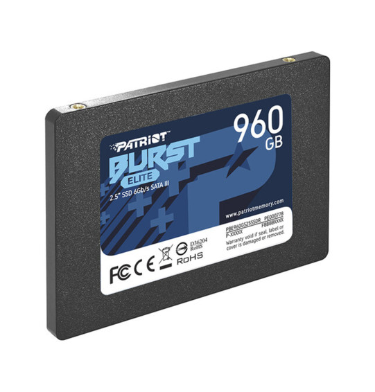 Твердотельный накопитель SSD Patriot Burst Elite 960GB SATA Твердотельный накопитель SSD Patriot Burst Elite 960GB SATA