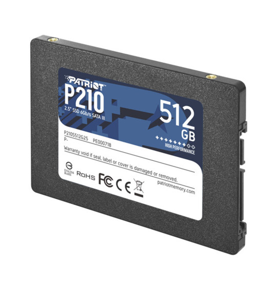 Твердотельный накопитель SSD Patriot P210 512GB SATA Твердотельный накопитель SSD Patriot P210 512GB SATA