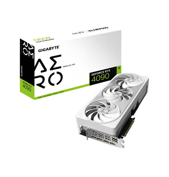 Видеокарта Gigabyte (GV-N4090AERO OC-24GD) RTX4090 AERO OC 24G Видеокарта Gigabyte (GV-N4090AERO OC-24GD) RTX4090 AERO OC 24G