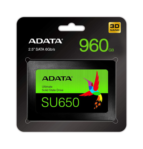 Твердотельный накопитель SSD ADATA ULTIMATE SU650 960GB SATA Твердотельный накопитель SSD ADATA ULTIMATE SU650 960GB SATA