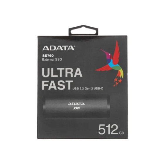 Внешний SSD диск ADATA 512GB SE760 Серый Внешний SSD диск ADATA 512GB SE760 Серый