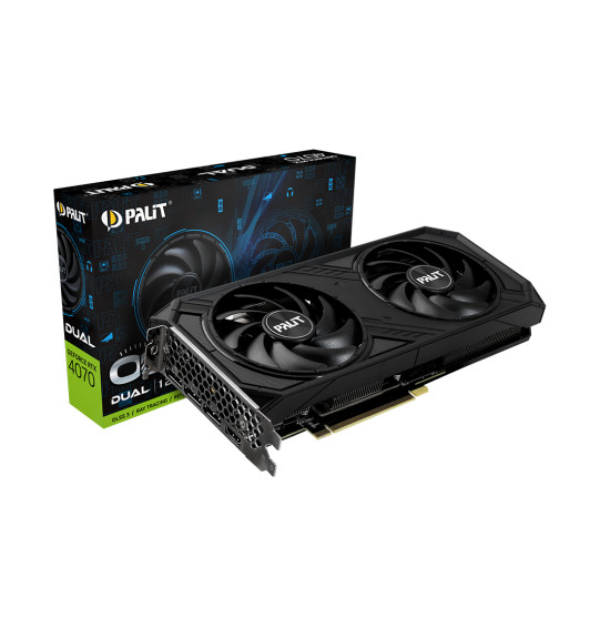 Видеокарта PALIT RTX4070 DUAL OC 12GB (NED4070S19K9-1047D) Видеокарта PALIT RTX4070 DUAL OC 12GB (NED4070S19K9-1047D)