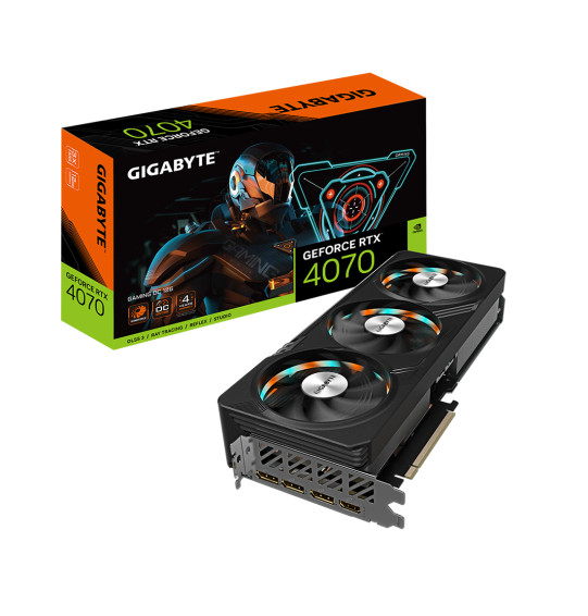 Видеокарта Gigabyte (GV-N4070GAMING OC-12GD) RTX4070 GAMING OC 12G