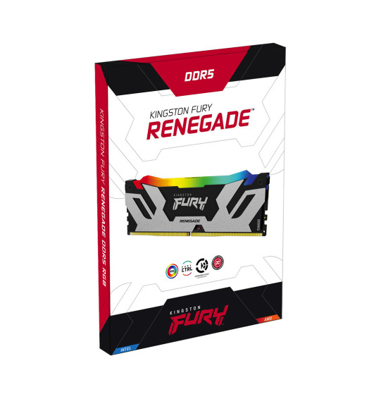 Модуль памяти Kingston FURY Renegade RGB XMP KF564C32RSA-16 DDR5 16GB 6400MHz