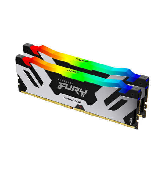 Комплект модулей памяти Kingston FURY Renegade RGB XMP KF560C32RSAK2-64 DDR5 64GB (Kit 2x32GB) 6000M Комплект модулей памяти Kingston FURY Renegade RGB XMP KF560C32RSAK2-64 DDR5 64GB (Kit 2x32GB) 6000M