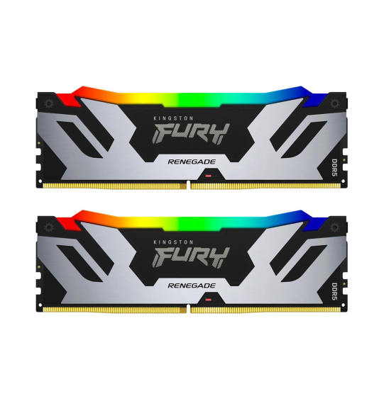 Комплект модулей памяти Kingston FURY Renegade RGB XMP KF560C32RSAK2-64 DDR5 64GB (Kit 2x32GB) 6000M Комплект модулей памяти Kingston FURY Renegade RGB XMP KF560C32RSAK2-64 DDR5 64GB (Kit 2x32GB) 6000M