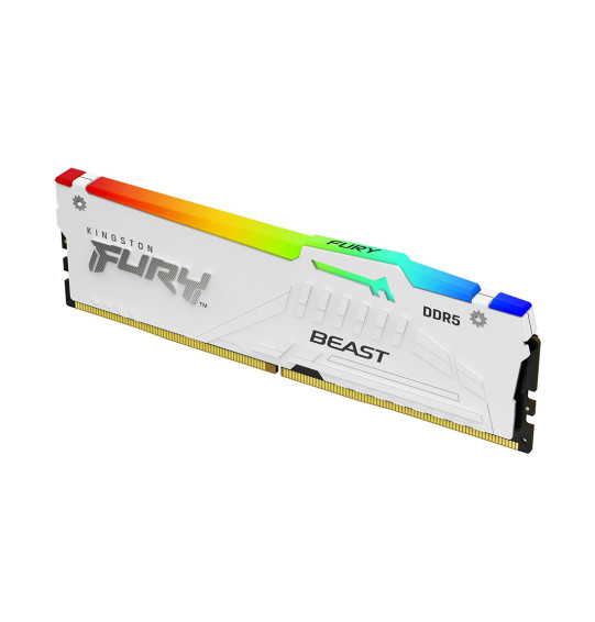 Модуль памяти Kingston FURY Beast White RGB EXPO KF552C36BWEA-16 DDR5 16GB 5200MHz Модуль памяти Kingston FURY Beast White RGB EXPO KF552C36BWEA-16 DDR5 16GB 5200MHz