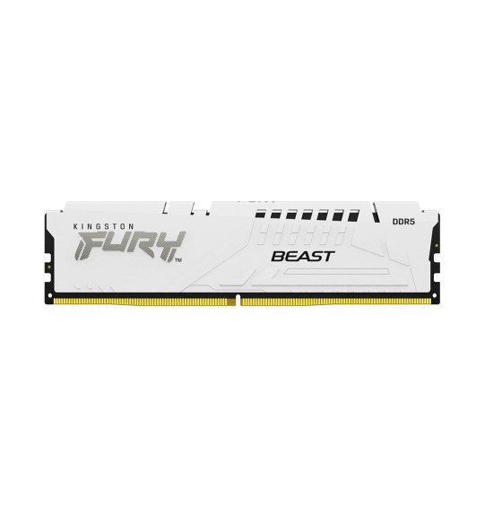 Модуль памяти Kingston FURY Beast White XMP EXPO KF552C40BW-16 DDR5 16GB 5200MHz Модуль памяти Kingston FURY Beast White XMP EXPO KF552C40BW-16 DDR5 16GB 5200MHz