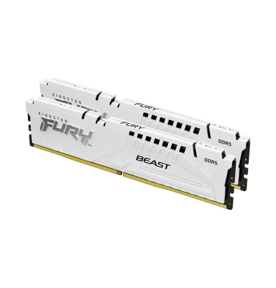 Комплект модулей памяти Kingston FURY Beast White EXPO KF556C36BWEK2-64 DDR5 64GB (Kit 2x32GB) 5200M