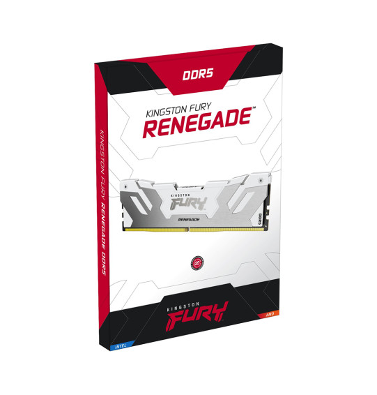Модуль памяти Kingston FURY Renegade White XMP KF560C32RW-16 DDR5 16GB 6000MHz Модуль памяти Kingston FURY Renegade White XMP KF560C32RW-16 DDR5 16GB 6000MHz