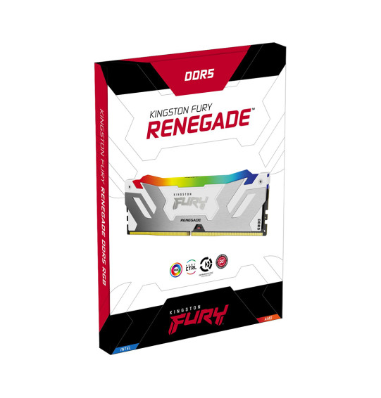 Комплект модулей памяти Kingston FURY Renegade RGB White XMP KF560C32RWAK2-32 DDR5 32GB (Kit 2x16GB) Комплект модулей памяти Kingston FURY Renegade RGB White XMP KF560C32RWAK2-32 DDR5 32GB (Kit 2x16GB)